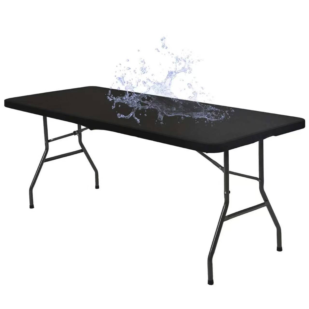 Pack Stretch Fabric Table Top Cap Cover, fits 4ft/6ft/8ft Tables