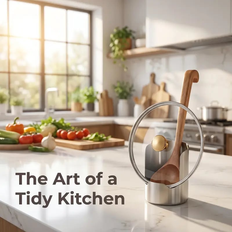 🍴✨ Stainless Steel Utensil Organizer – Rust-Resistant, Durable & Easy to Clean