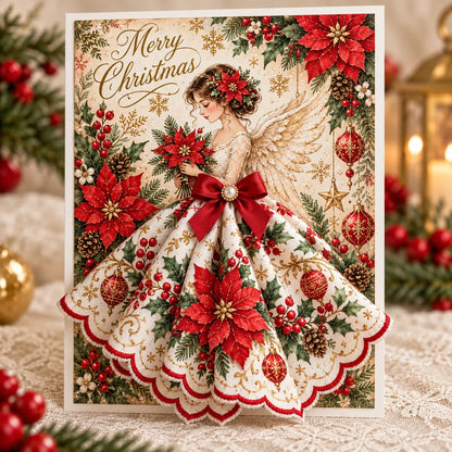 🪽✨3D Christmas Angel Greeting Card