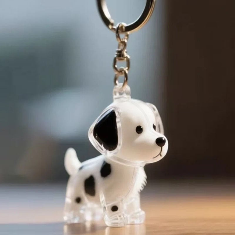 🐈 Calico Cat Memorial Keychain – Keepsake Capsule for Treasured Pet Fur