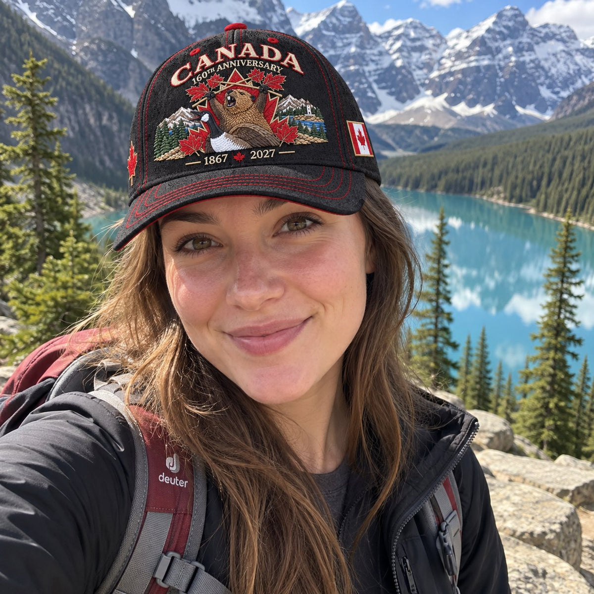 🍁 Canada 160th Anniversary 1867–2027 – Premium Embroidered Heritage Cap100% Cotton • Detailed Embroidery • Comfortable Fit