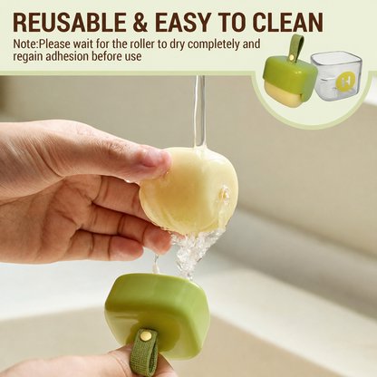🐾 Washable Pocket Lint Roller – Reusable Pet Hair & Fabric Cleaner