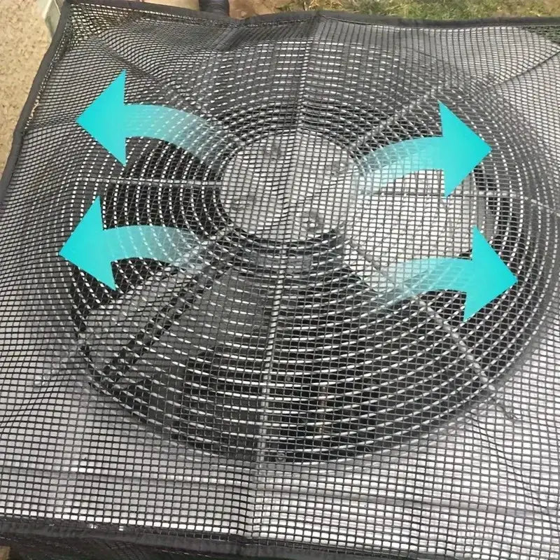 🍂 Heavy-Duty Mesh AC Cover – All-Season Outdoor Protection