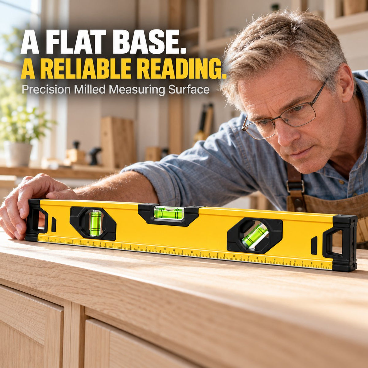 Heavy-Duty Magnetic Spirit Level 🧰 Precision Aluminum Tool in 5 Sizes
