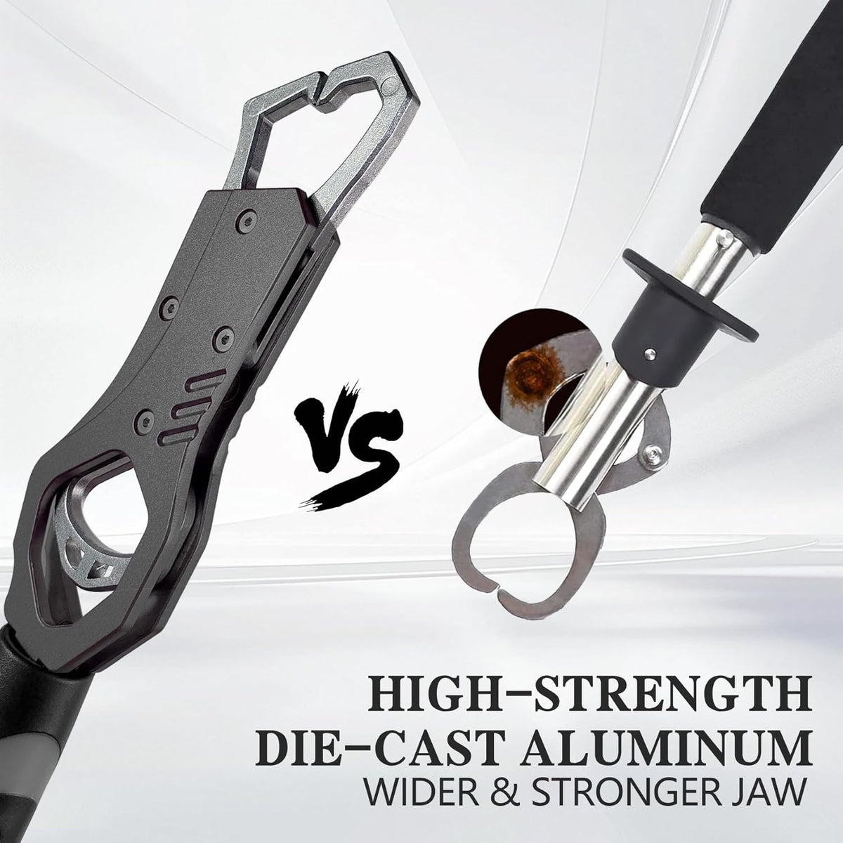 Heavy-Duty Fish Gripper with Scale