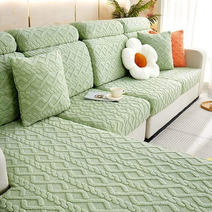 Cozy Plush Stretch-Fit Sofa Slipcover | Soft Warmth & Elevated Living Room Style ✨