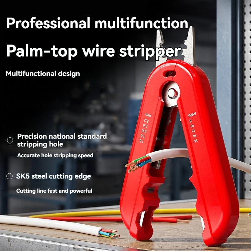 🔧 Pocket Wire Stripper – Compact Multi-Use Electrical Repair Tool