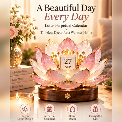 ⭐2026 USA Sale: Up to 50% OFF -🌸Lotus Perpetual Calendar