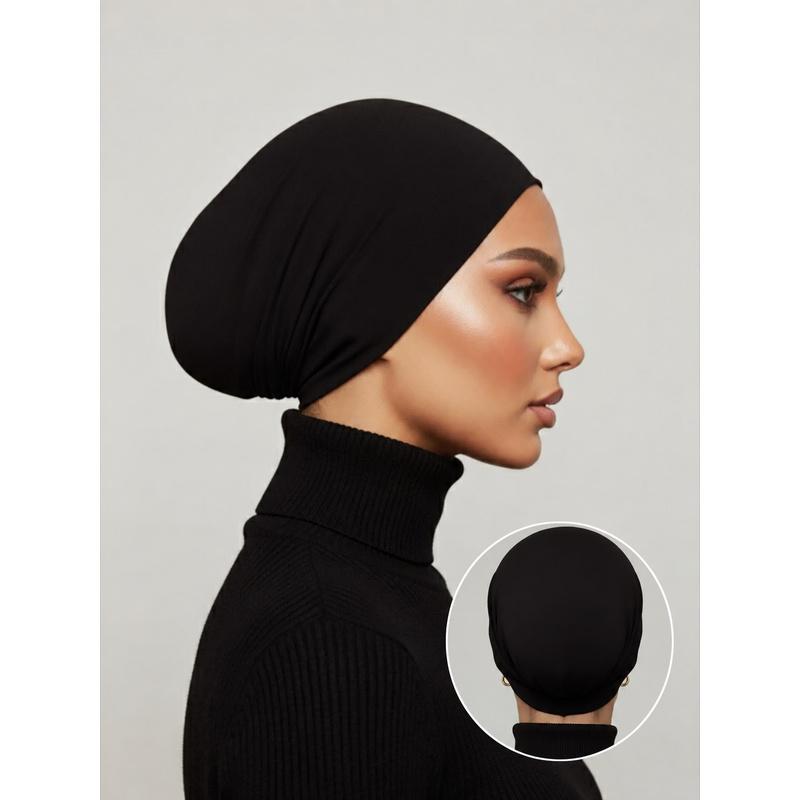 3-Pack Jersey Hijab Undercaps – Comfortable Flat-Top Design 🧕