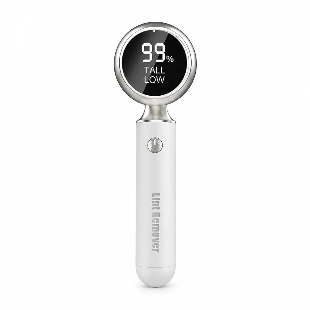 🧥⚡ Rechargeable Lint Remover – Restore Clothes Fast with Smart Digital Display
