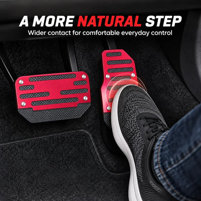 🚗Universal 2-Piece Anti-Slip Pedal Covers for Automatic Cars – Brake & Accelerator