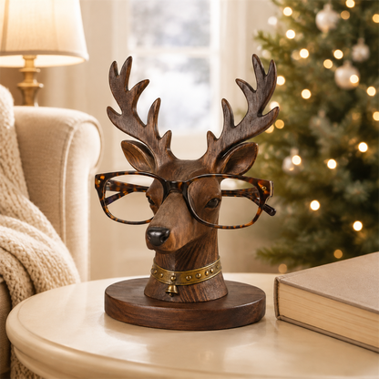 🦌😂 “Where Are My Glasses?” Deer Holder – Rustic Stag Eyeglass Stand