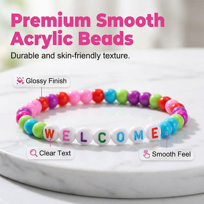 🎒Back to School Friendship Bracelets Set🧒 -Include Our Class Is a Family Greeting Card and  Bracelet with Bags Gift