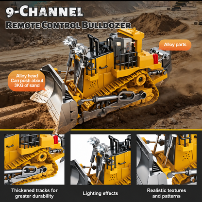 4-in-1 Remote Control Construction Fleet 🚜 Jobsite Adventures for Kids