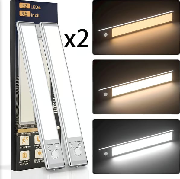 🔥💡 Punch-free Smart Sensor Magnetic Rechargeable LED Lights