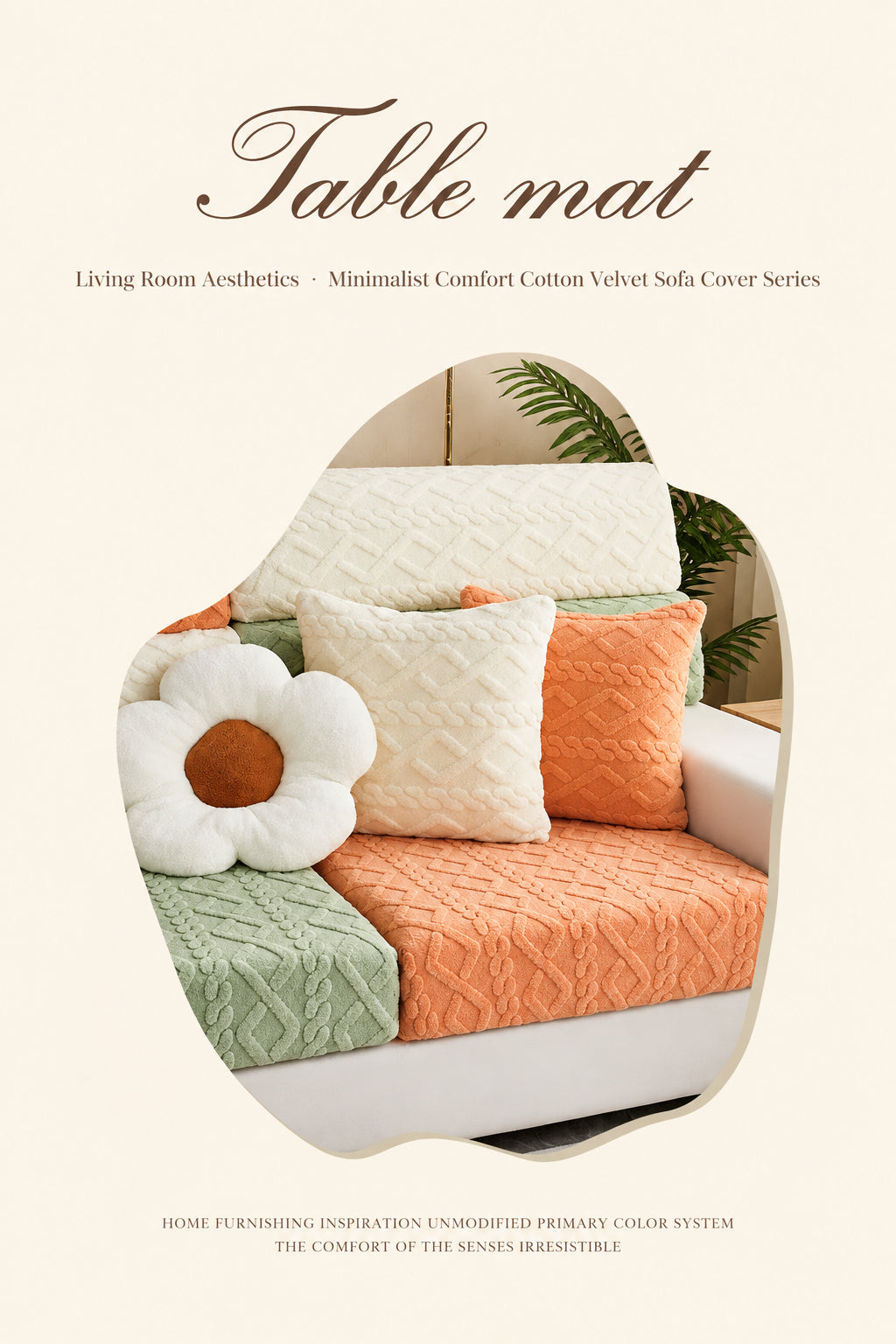 Cozy Plush Stretch-Fit Sofa Slipcover | Soft Warmth & Elevated Living Room Style ✨