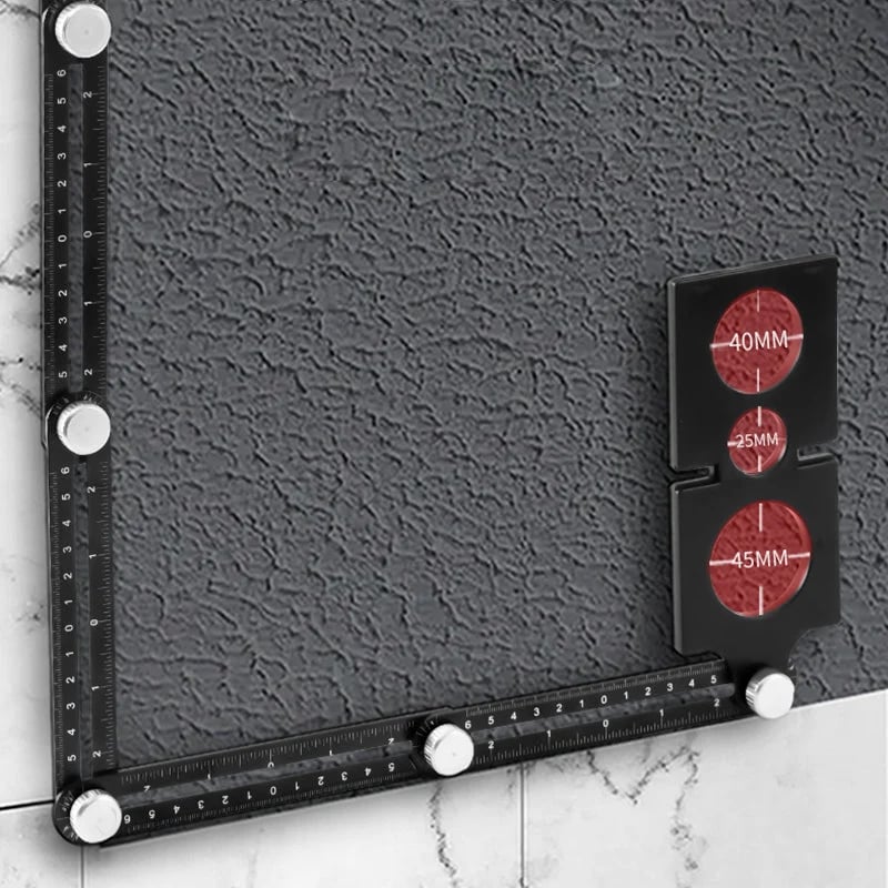 📐🔧 Multi-Angle Folding Measuring Ruler – Precise Positioning for Faster DIY Projects
