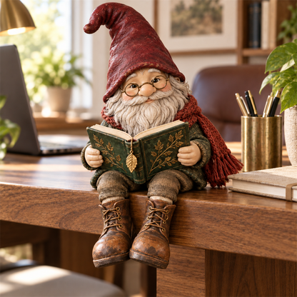Reading Gnome Shelf Sitter