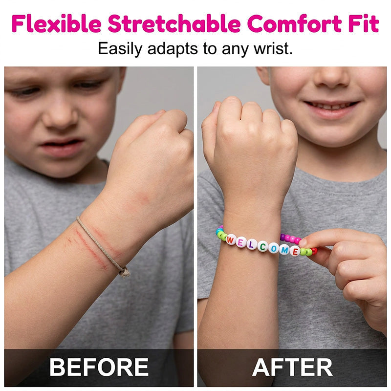 🎒Back to School Friendship Bracelets Set🧒 -Include Our Class Is a Family Greeting Card and  Bracelet with Bags Gift