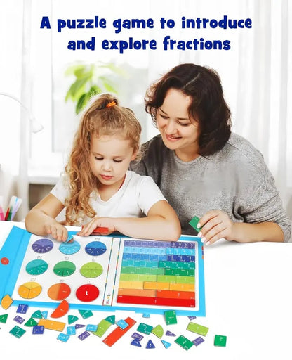 🧩➗ Magnetic Fraction Learning Set – Make Fractions Easy to See & Understand