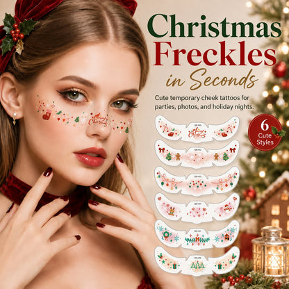 ✨ Temporary Freckle Face Tattoos – 6 Themed Styles for Every Mood