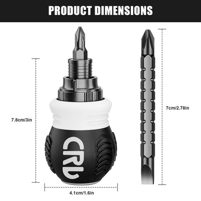 13-in-1 Ratcheting Screwdriver 🔧 – Versatile Multi-Bit Repair Tool