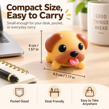 Silly Pup Tongue-Pop Fidget 🐶 Squeeze Away Desk Stress