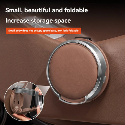 🚗 Fold-Away 2-in-1 Car Door Drink and Phone Caddy – Space-Saving Hanging Organizer