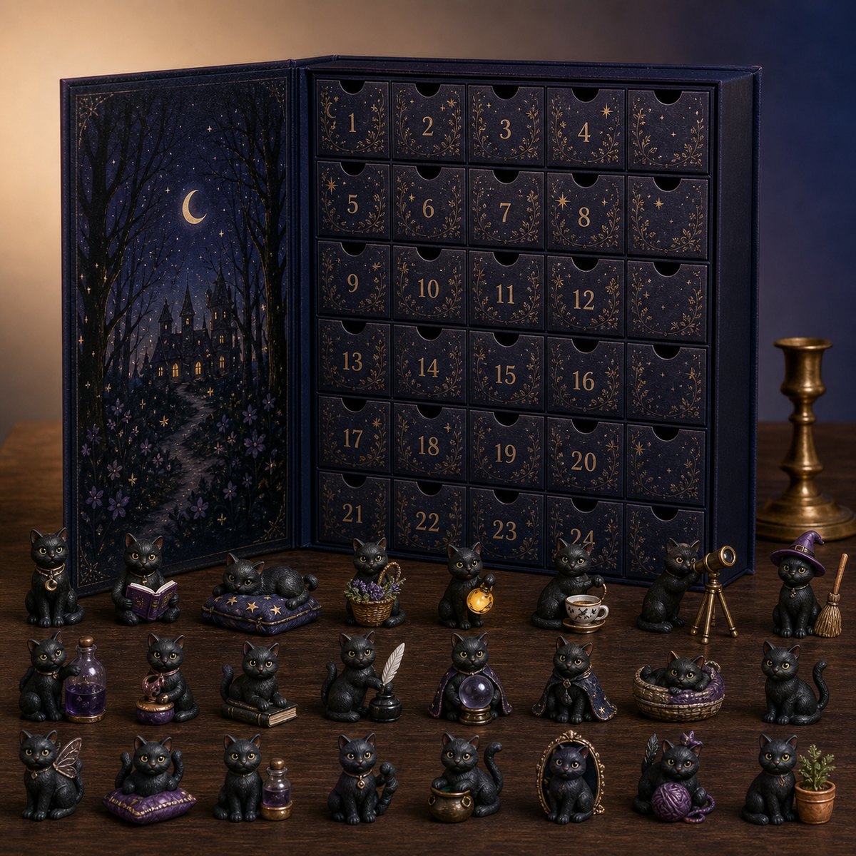 ✨ Enchanted Forest: 24 Days of Tiny Magic | Fantasy Miniature Advent Calendar – 6 Collector Editions
