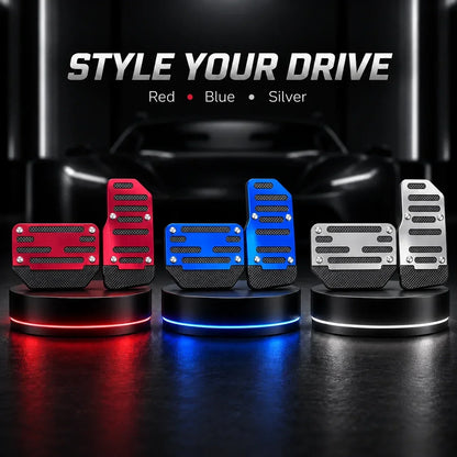 🚗Universal 2-Piece Anti-Slip Pedal Covers for Automatic Cars – Brake & Accelerator
