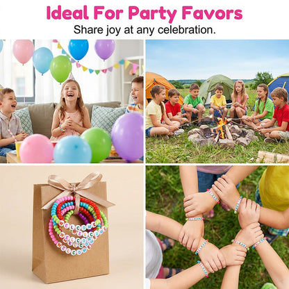 🎒Back to School Friendship Bracelets Set🧒 -Include Our Class Is a Family Greeting Card and  Bracelet with Bags Gift