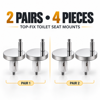 4-Pack Toilet Seat Hinge Bolts 🚽 – Adjustable & Secure