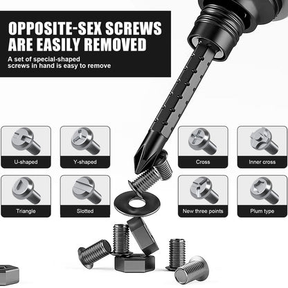 13-in-1 Ratcheting Screwdriver 🔧 – Versatile Multi-Bit Repair Tool