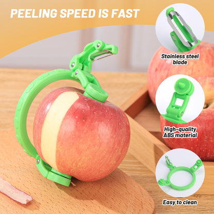 Rotary Apple & Pear Peeler 🍎 – Easy Manual Fruit Prep Tool