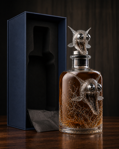 🌊 Night Stalker Deep-Sea Whiskey Decanter – 3D Collector Bottle