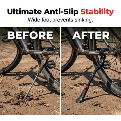🚲 Adjustable Aluminum Bike Kickstand | Lightweight, Stable Support for Most Bicycles
