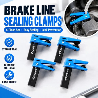 🔧 Brake Fluid Line Plug & Clamp – Handy Automotive Repair Tool