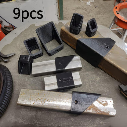 45° Steel Pipe Beveling Guide 🛠️ – Precision Square Tube Cutting Jig