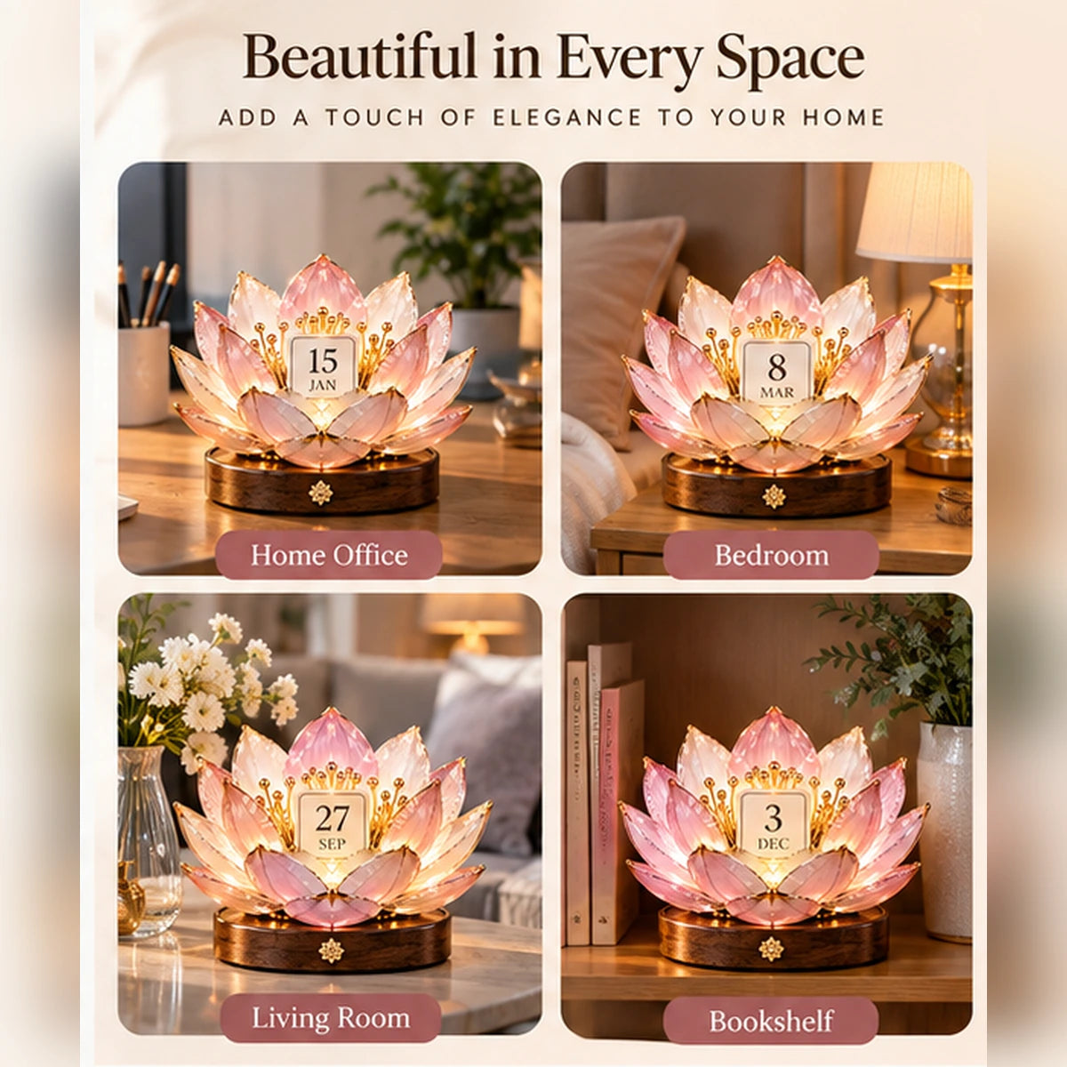⭐2026 USA Sale: Up to 50% OFF -🌸Lotus Perpetual Calendar