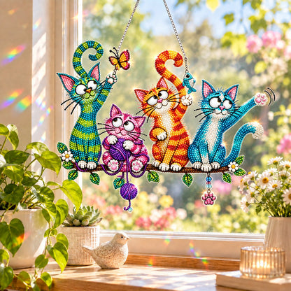 💯🐦✨ Sunny Birds Diamond Art Suncatcher DIY Kit