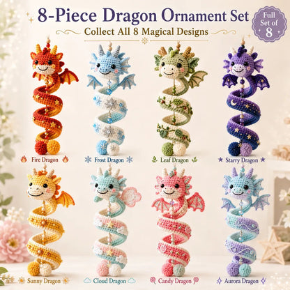 🐉 Beginner-Friendly DIY Enchanted Dragon Spiral Hanger Kit | Complete Set with All Supplies & Step-by-Step Instructions ❤️