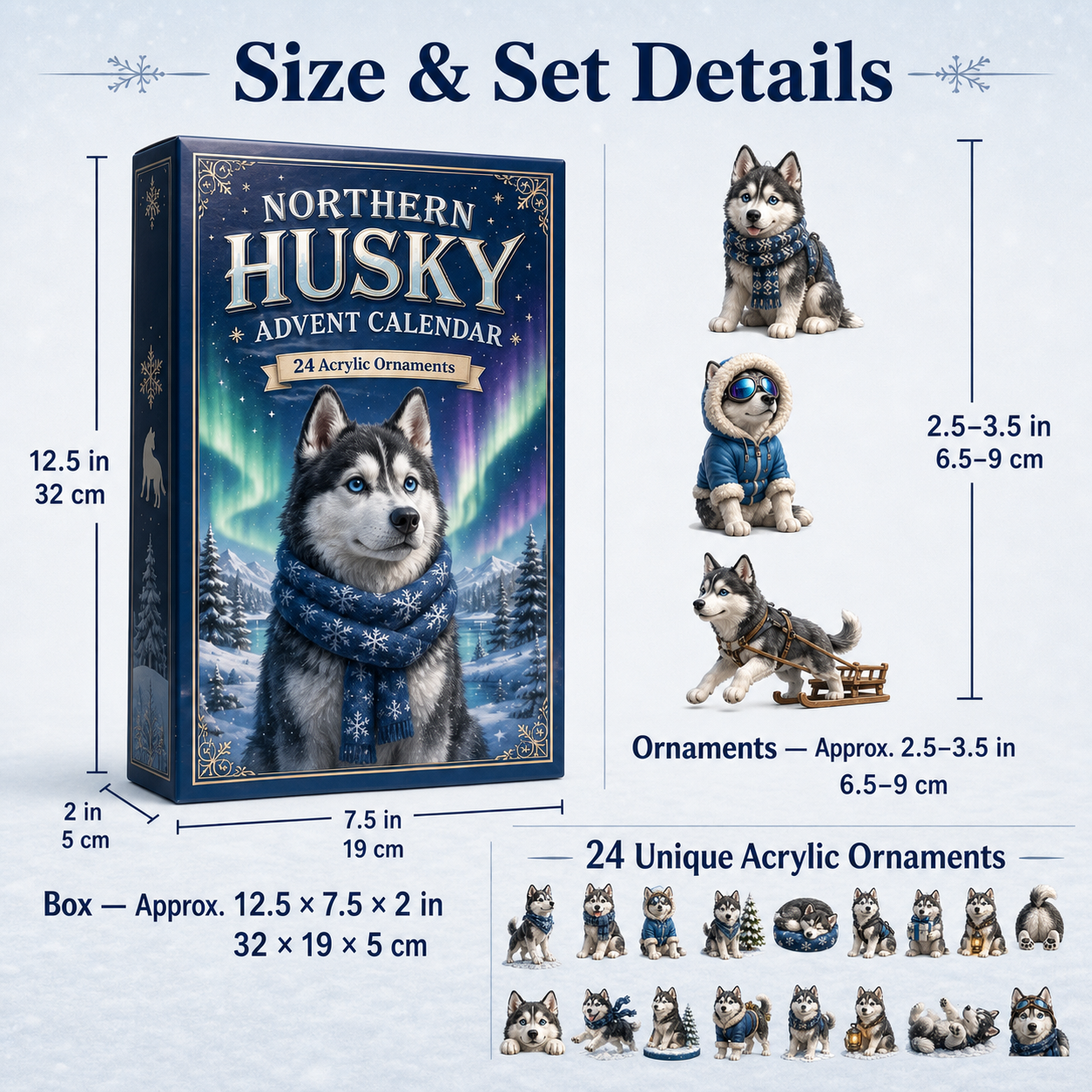 🐺❄️ Northern Husky Advent Calendar 2026 – 24 Days of Husky Christmas Surprises 🎄