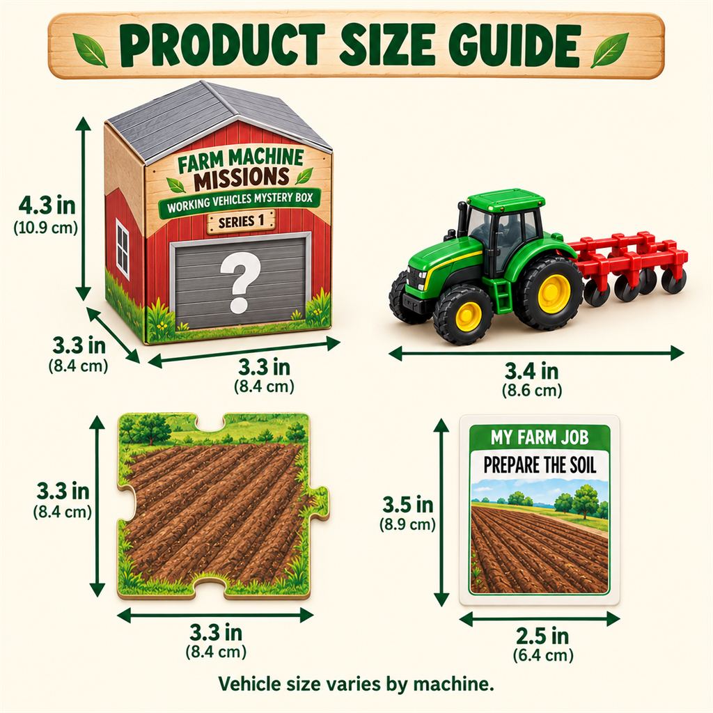 🚜 Farm Machine Missions Mystery Box – 8 Working Vehicles & Real Farm Jobs 🌾