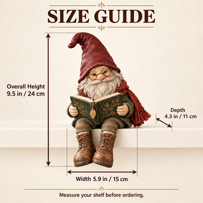Reading Gnome Shelf Sitter