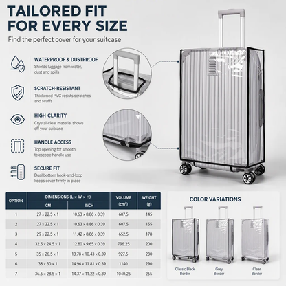 🧳 Waterproof Luggage Cover – Scratch-Resistant Travel Protection | Special Sale