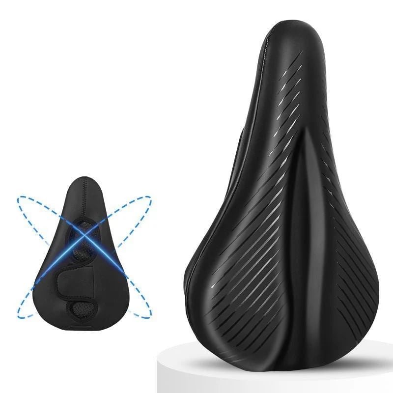 Waterproof Bike Seat Cushion 🚴 – Soft Memory Foam Saddle Padding