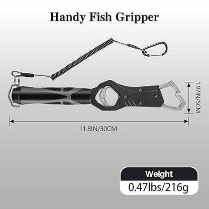 Heavy-Duty Fish Gripper with Scale