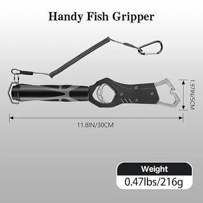 Heavy-Duty Fish Gripper 🎣 – Built-In Weighing Scale | Special Offer