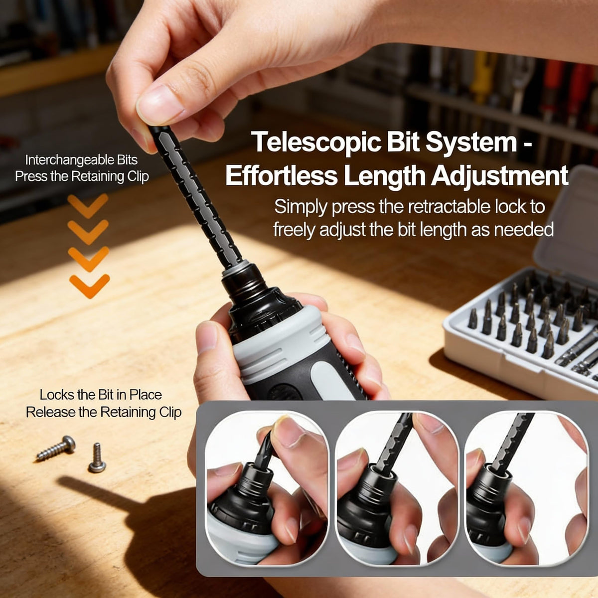 13-in-1 Ratcheting Screwdriver 🔧 – Versatile Multi-Bit Repair Tool