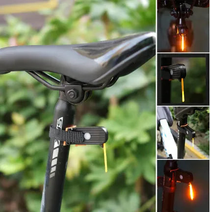 🚴 LED Bicycle Rear Safety Light – Green Taillight | 1PC